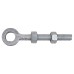Adjustable Gate Eye - 150mm for 19mm Pin - Galvanised - Pair