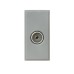 Knightsbridge Non-Isolated TV Coaxial Euro Module - Grey