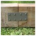 FenceMate Sleeper Joining Plate - 170 x 80mm - Olive