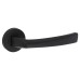 Serozzetta by Carlisle Brass Matt Black Door Handles on Round Rose - Scopo Range 