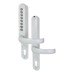 Borg BL6100 Push Button Code Lock for Multipoint Locks - White