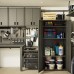 elfa Garage+ Storage Top Track System - Tall Storage Cabinet Shelf - 841 x 477 x 24mm - Matt Grey