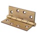Performance Ball Bearing Butt Door Hinge - 100 x 75 x 3mm - Antique Brass - Pair
