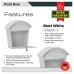 Burg Wachter Classic Postbox - 363 x 370 x 134mm - White