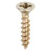 TIMCO Velocity Pozi Countersunk Wood Screws - 4.0 x 20mm - Yellow Zinc - Pack of 200