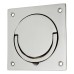 Exel Squash Court Flush Handle - 87 x 87 x 19mm - Polished Chrome