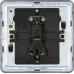 Knightsbridge 10AX 1 Gang 2 Way Screwless Flat Plate Light Switch - Matt Black