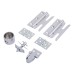 Sash Window Simplex Kit - Chrome