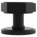 Hampstead Hexagonal Centre Door Knob - 80mm Rose Diameter - Matt Black