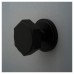 Hampstead Hexagonal Centre Door Knob - 80mm Rose Diameter - Matt Black