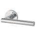 Jigtech Eden Latch Door Handle on Rose Kit - Passage - Polished Chrome