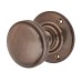 Exel Oxford Rimmed Mortice Door Knob - 69mm Rose Diameter - Antique Brass