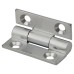 Solid Drawn Butt Cabinet Hinge - 25 x 19 x 1.45mm - Satin Chrome - Pair