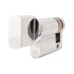 Eurospec 5 Pin 45mm Euro Single Thumbturn Cylinder - 35mm Turn + 10mm - Pol Chrome - Keyed Differ