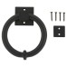 Hampstead Ring Door Knocker - 140 x 120mm - Matt Black