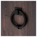 Hampstead Ring Door Knocker - 140 x 120mm - Matt Black
