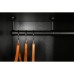 Rothley 25mm Wardrobe Hanging Rail Centre Bracket - Matt Black