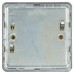 Knightsbridge 1 Gang Screwless Flat Plate Blank Plate - Antique Brass
