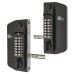 Borg BL3130DKO External Marine Grade ECP Push Button Gate B to B Code Lock - Key Override - Black