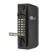 Borg BL3130DKO External Marine Grade ECP Push Button Gate B to B Code Lock - Key Override - Black