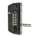 Borg BL3130DKO External Marine Grade ECP Push Button Gate B to B Code Lock - Key Override - Black