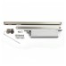 Rutland ITS.11204 Concealed Door Closer - Power Size 2-4 - Silver