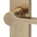 Exel Antique Brass Bathroom Door Handle - Farley Range - 200 x 42mm