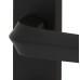 Exel Matt Black Bathroom Door Handle - Norley Range - 200 x 42mm