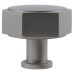 Alexander & Wilks Vesper Hex Cabinet Knob - 40mm Diameter - Satin Nickel