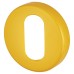 Hoppe AR600/28 Nylon Escutcheon - 52mm Diameter - Oval - Golden Yellow - Pair