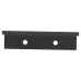 Exel Vora Lipped Edge Cabinet Pull Handle - 32mm Centres - Black