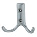 Exel Double Coat Hook - 70 x 56mm - Satin Chrome