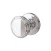 Carlisle Brass Delamain Plain Mortice Door Knob - 70mm Rose Diameter - Polished Chrome