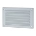 Louvre Vent with Flyscreen - 155 x 94mm - 2567mm² Free Air Flow - White Plastic