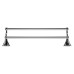 Croydex Westminster Round Double Towel Rail - 70 x 510 x 140mm - Polished Chrome