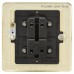 Knightsbridge 10AX 1 Gang Flat Plate Intermediate Light Switch - Brushed Brass