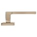 Exel Polished/Satin Nickel Door Handles on Square Rose - Gama Range 