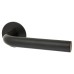 Jigtech Matt Black Door Handles on Round Slim Rose - Schema Syfte Range 