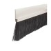 Barrier Brush Strip H8 - Brush Size 80mm - 3000mm Length - Inward/Outward Opening Doors - Aluminium