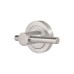 Hampstead Bar Handle Bathroom Turn & Release with Indicator - 50 x 75 x 40mm - Satin Chrome