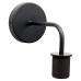 Exel Casa Knurled Indoor Wall Light - Matt Black Fittings