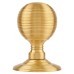 Hampstead Reeded Beehive Mortice Door Knob - 60mm Rose Diameter - Satin Brass