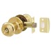 Exel Bala Hotel Mortice Door Knobset - Entrance - 65mm Rose Diameter - Polished Brass