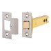 Exel Heavy Duty Tubular Latch - 128mm Case - 107mm Backset - Square - Satin Stainless Steel