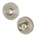 Exel Bathroom Turn & Release - 50mm Diameter - Satin Nickel