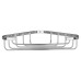 Croydex Wirework Small Corner Shower Soap Dish Basket - 40 x 195 x 120mm - Mild Steel
