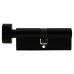 Exel 5 Pin 80mm Euro Thumbturn Cylinder - 40mm Turn + 40mm - Matt Black - Keyed to Differ