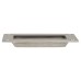 Exel Rectangular Flush Cabinet Pull Handle - 102 x 51mm - Satin Stainless Steel