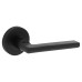 Exel Lexi Latch Door Handle on Rose Kit - Matt Black