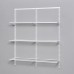 elfa Wardrobe & Storage Starter Kit - 2 Bay, 6 Ventilated Wire Shelf - 936 x 1532 x 320mm - White